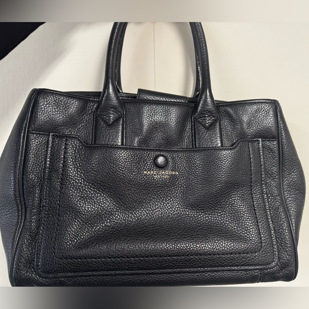 Marc Jacobs Black Leather Satchel